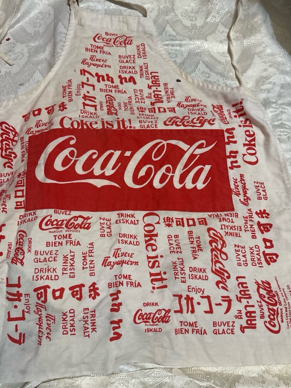 Apron on bedding
